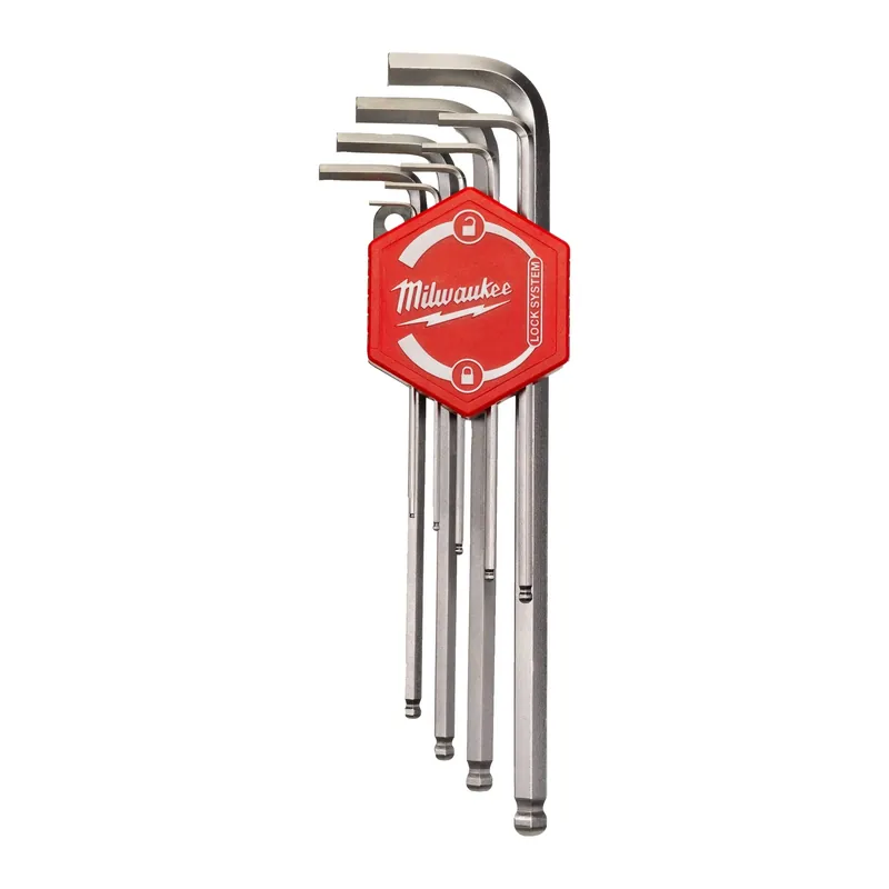 Milwaukee Hex Key Inbussleutelset - 9 stuks - Laatste kans