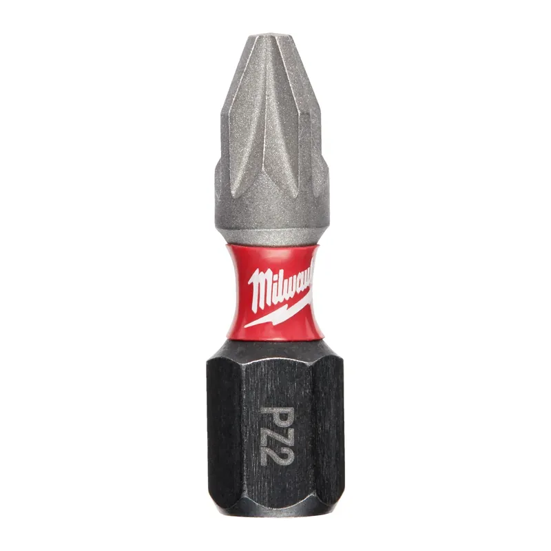Profiteer nu - Milwaukee SHOCKWAVE™ IMPACT DUTY Schroefbits - Set van 2 - PZ2 x 25 mm