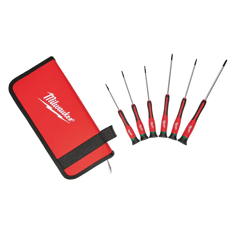 Scherp geprijsd - Milwaukee Schroevendraaierset Precisie Torx (6-delig)