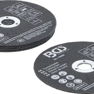 BGS 70998 Doorslijpschijven set voor RVS Ø 75 x 1,0 x 10 mm 5 stuks - Voordelig