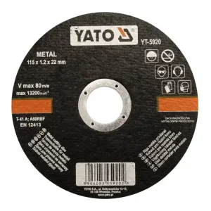 YATO Doorslijpschijf Metaal 115 x 1.2 x 22.2 mm | Speciale aanbieding
