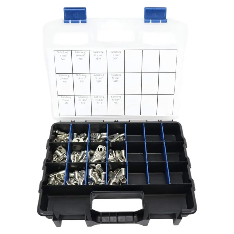 Lage prijs - Assortiment kabelogen 16/25/35 mm² 120-delig