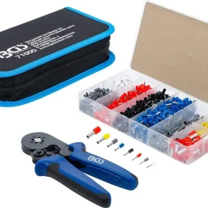 BGS 71000 Krimptang voor adereindhulzen 0,25 – 10 mm² Met assortiment 0,5 – 10 mm² | Gratis retourneren