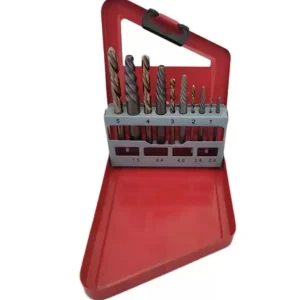 WT-2408 Linkse tappen en boren HSS titaan genitreerd 2 – 7,5 mm 10-delig | Nieuw in de shop