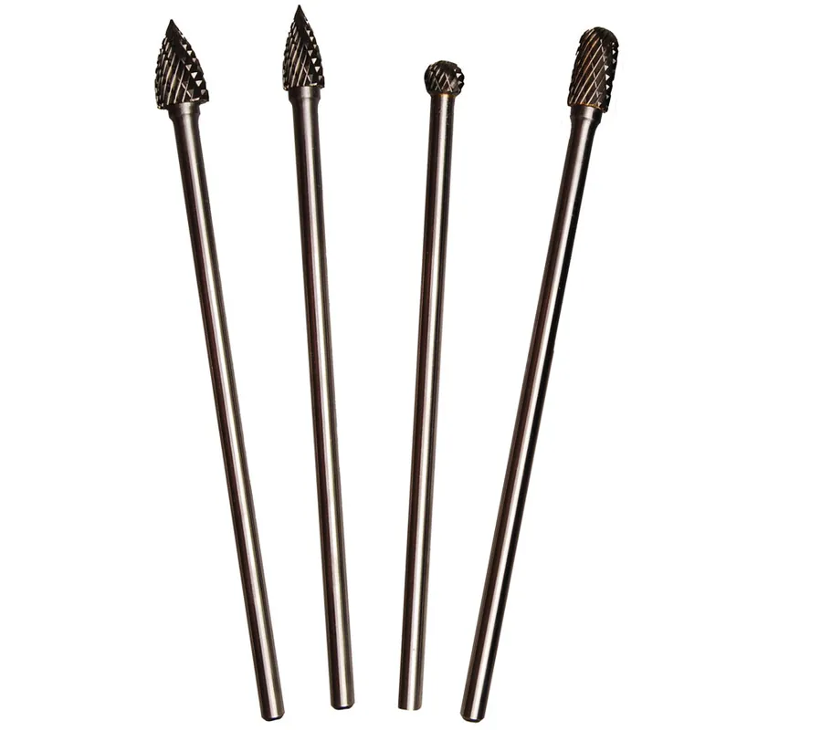 Voorraad bijna op | BGS-101 HSS Frees Set, extra lange 4 stuks