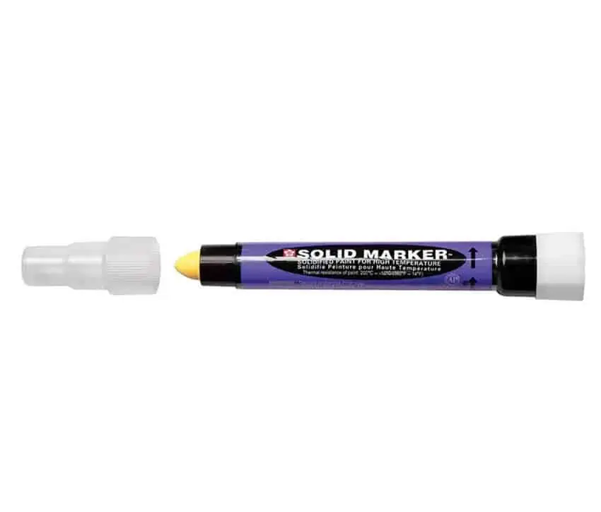 Extra korting - SOLID MARKER Markeerstift Geel Ø 8 mm