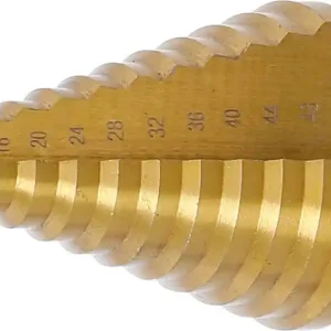 Tijdelijke actie - BGS 74432 Stappenboor titanium-genitreerd Ø 6 – 52 mm