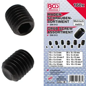 BGS-14135 Stelschroef Assortiment 160-delig | Beperkte voorraad