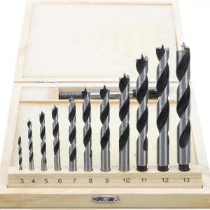 Nu beschikbaar | BGS 50403 Houtboren set, in houten box 14-delig