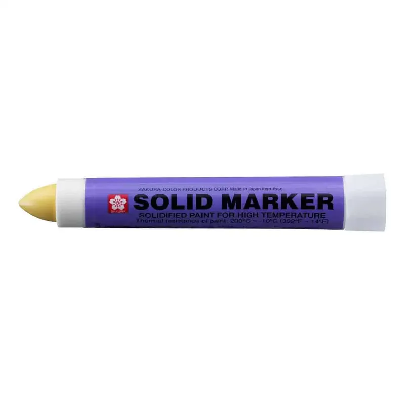 Nieuw in de shop | SOLID MARKER Markeerstift Geel Ø 12 mm