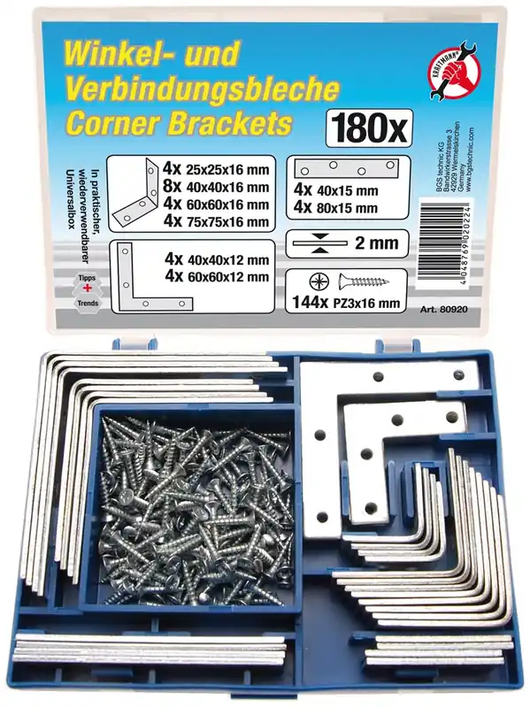 Speciale aanbieding | BGS 80920 Hoekbeugel set 180-delig