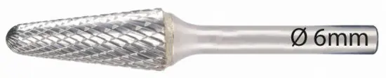 734624 Stiftfrees 6mm, vorm L, kopdikte 8mm | Prijsverlaging