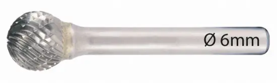734328 Stiftfrees 6mm, vorm D, kopdikte 12mm | Veilige betaling