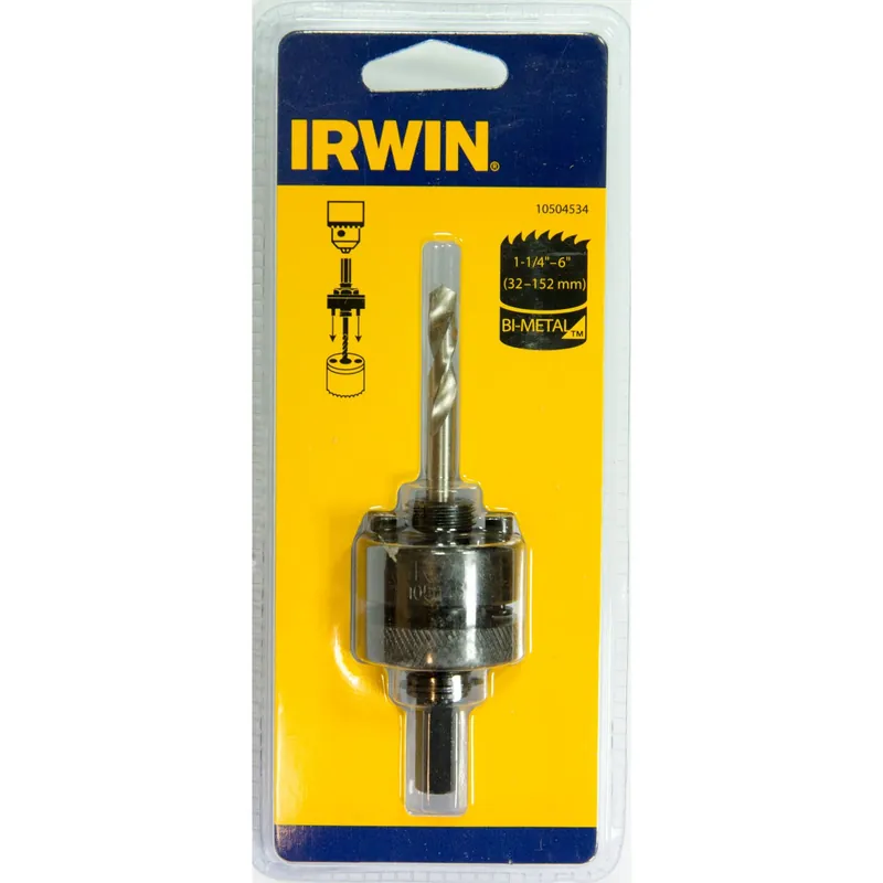 Scherpe prijs | IRWIN Adaptor 9,5mm spankopdiameter, past in gatzagen 32-210mm