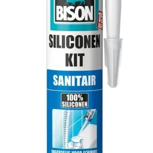 Aanrader | Bison siliconenkit - sanitair grijs - 310ml