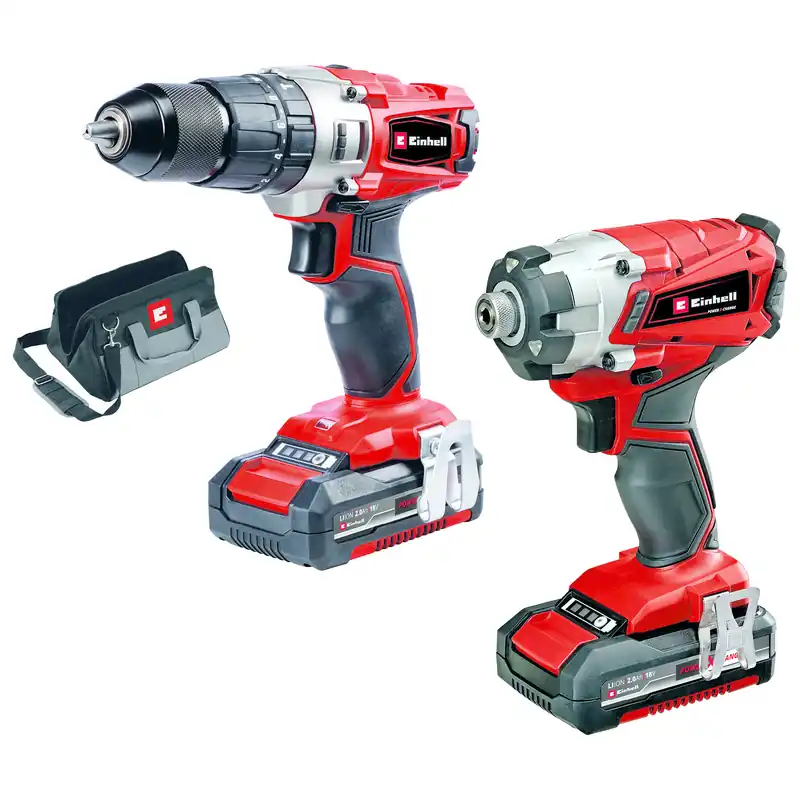 Beste prijs - Einhell Accu Power Tool Kit 18V/2x 2.0 Ah