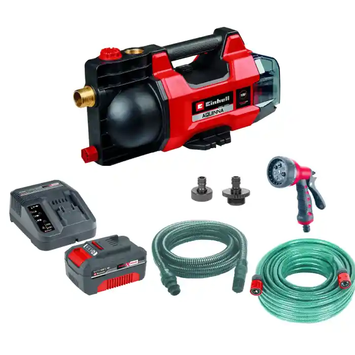 Einhell AQUINNA, Accu Tuinpomp SET 18V - Alleen deze week