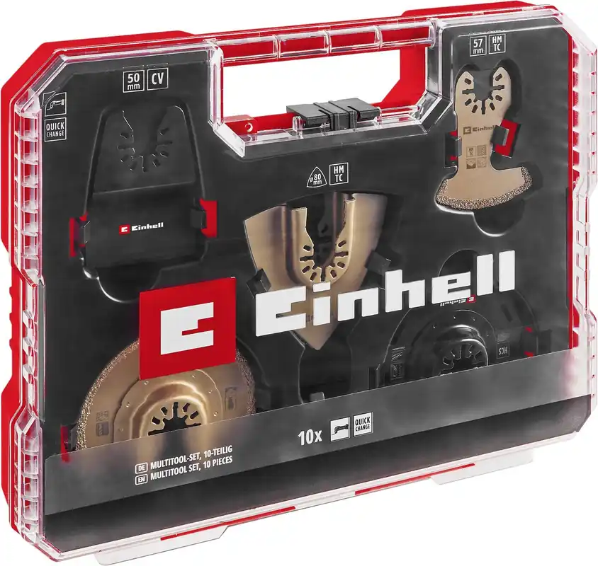 Koop vandaag - Einhell Multitoolset - 10-delig - XLPlus-Case
