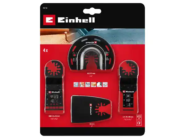 Einhell Multitoolset - 4-delig - (49708104) - Alleen deze week