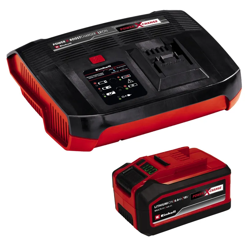 Einhell Starterkit 18V 4,0 - 6,0AH + BOOSTER-Lader SET | Veilig winkelen