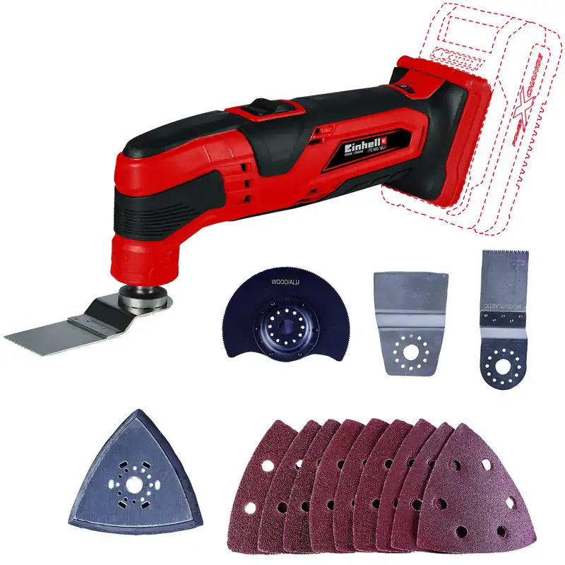Koop vandaag | Einhell TC-MG 18 Li Solo - Accu Multitool - Power X-Change