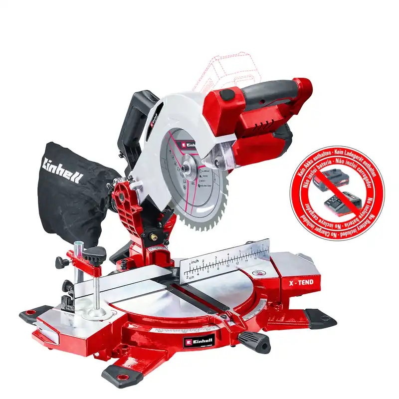 Uitverkoop | Einhell TE-MS 18/210 Li Solo Accu Kap- en Verstekzaag