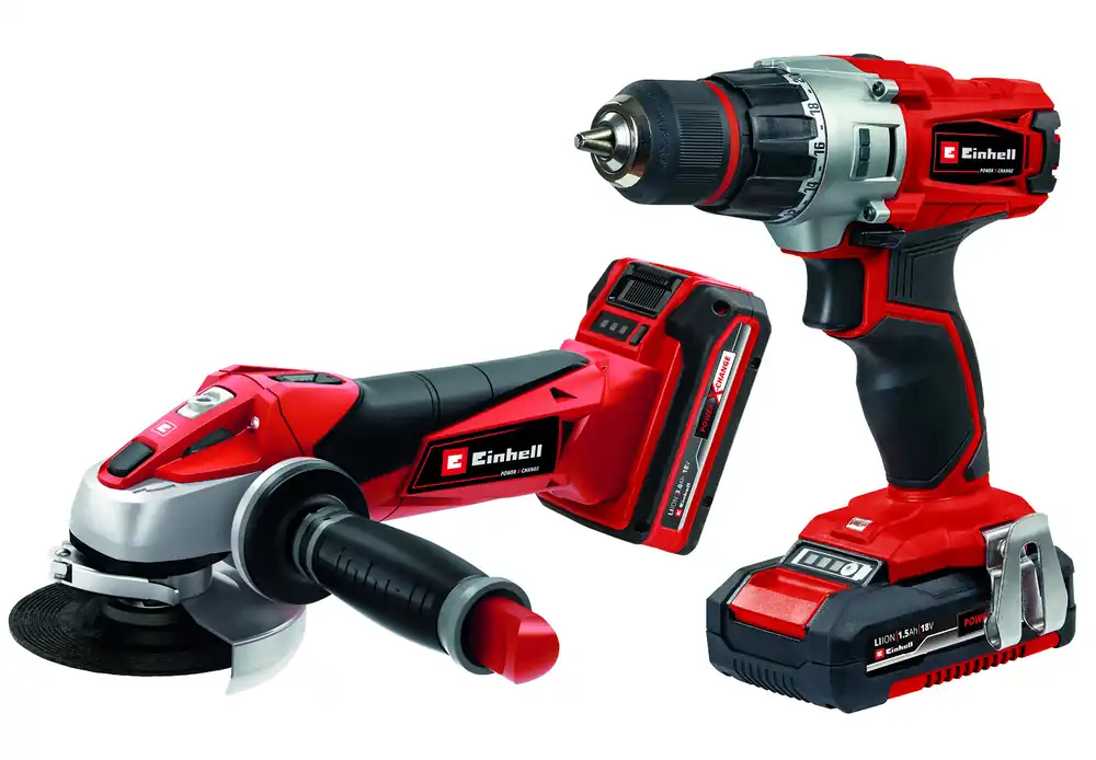 Einhell TE-TK 18 Li Kit Accu-Schroefboormachine + Haakse Slijper | Op = op