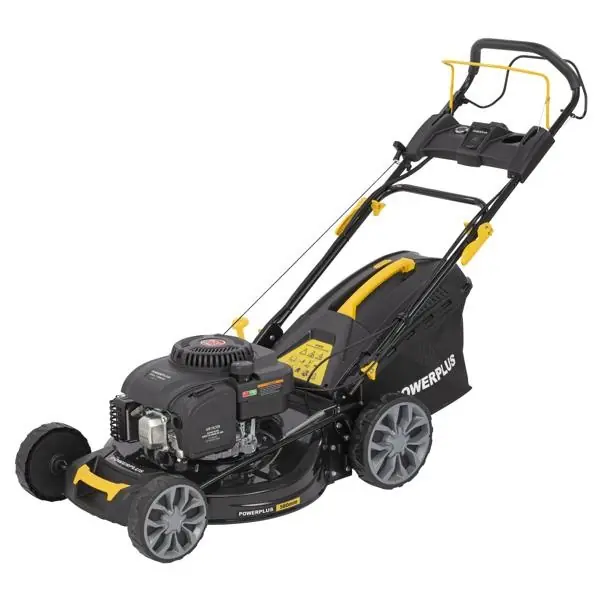 Beperkte voorraad | PowerPlus Benzine Grasmaaier Zelfrijdend 224cc Ø560 mm – Elektrische start