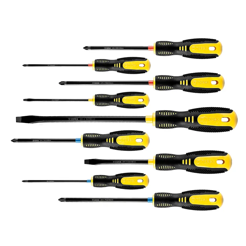 TOPEX Schroevendraaieset 9dlg - Actieprijs