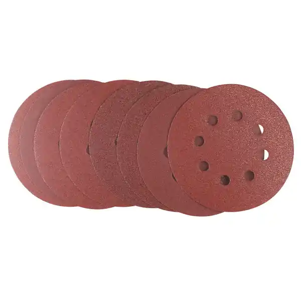 Bespaar meer | IRWIN Set Schuurschijven 25PCS excentrisch diameter 125mm met klittenband, 10x K60, 10x K80 en 5x K120.