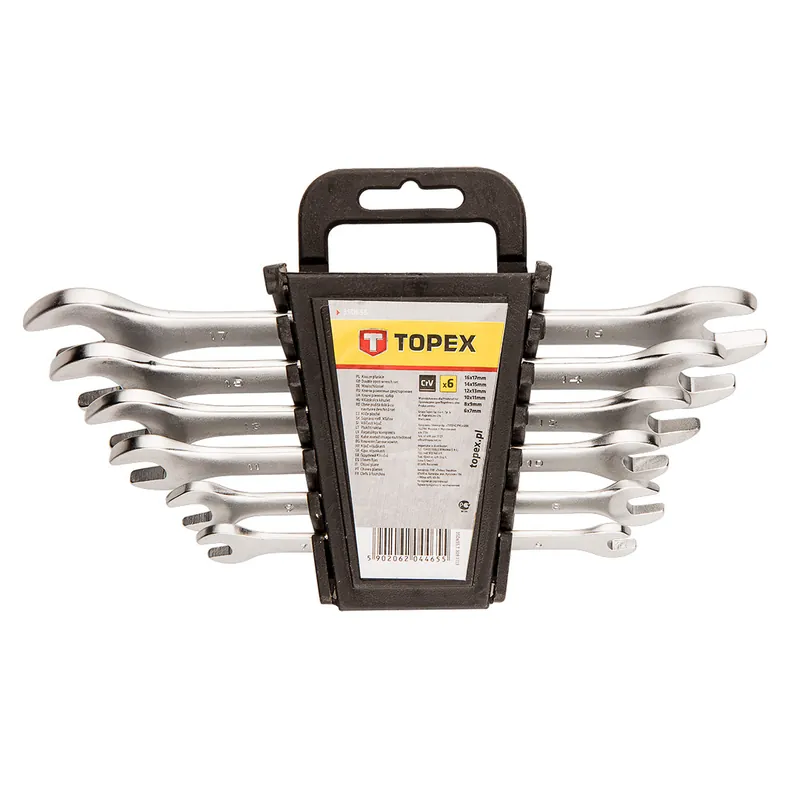 Topex Steeksleutelset 6-17mm | Fabrieksprijs