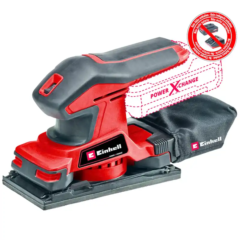 Opruiming | Einhell TC-OS 18/187 Li Solo Accu Vlakschuurmachine