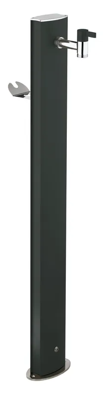 Aanrader | Aquapoint TOTEM GROUND BLACK 100CM - L 9CM - Bovengrondse montage