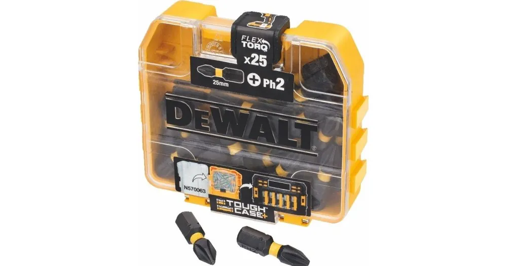 Pak je kans | DeWALT Ph 2 FLEXTORQ bitset (25 stuks) DT70555T