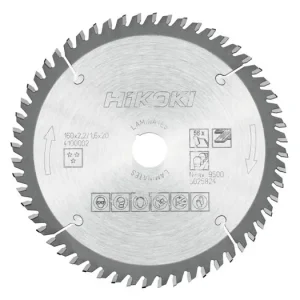 Bespaar nu - HIKOKI TCT zaagblad voor laminaat 160x20 z56, trapeziumvormig / vlak getand 4100002