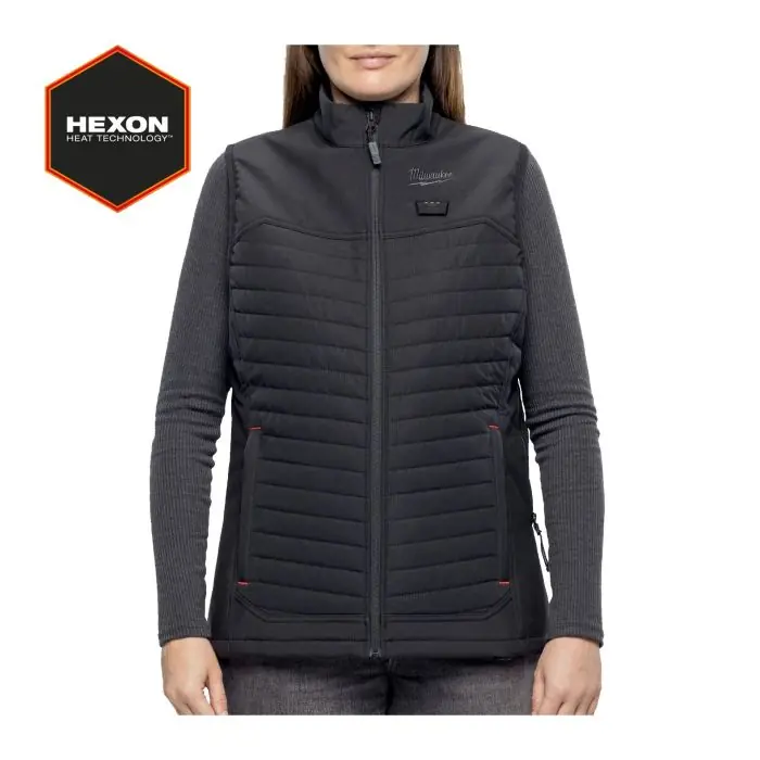 Aanbieding - Milwaukee M12™ HEXON Verwarmde Puffer Vest Dames zwart S