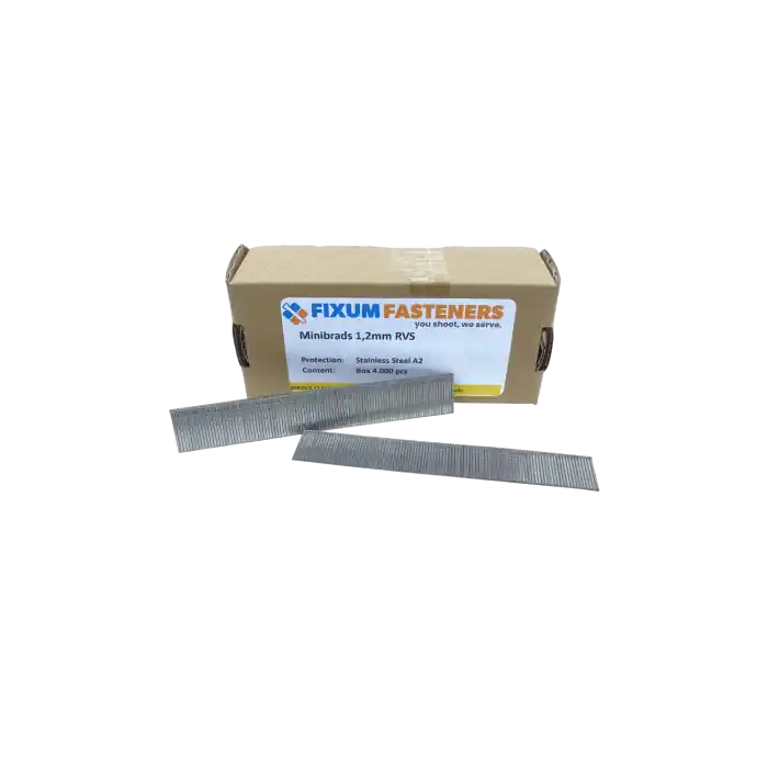 Favoriet van klanten - Minibrads 20mm RVS (5.000)