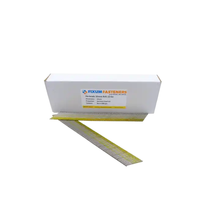 Da Brads 32mm RVS (4.000) - Verlaagde prijs