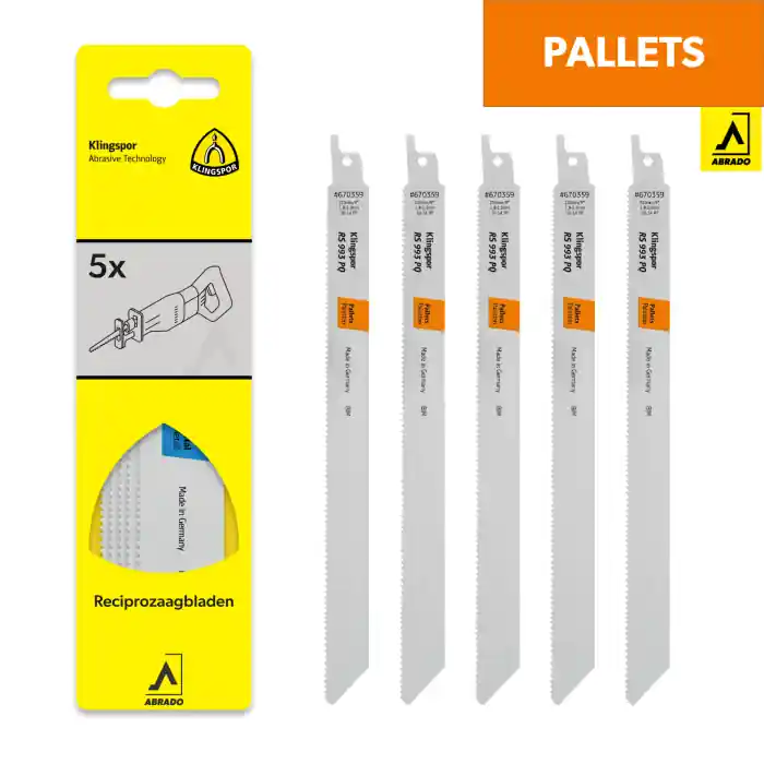 Aanrader | Klingspor - Reciprozaagblad - RS 993 PQ - 230 mm - Pallets