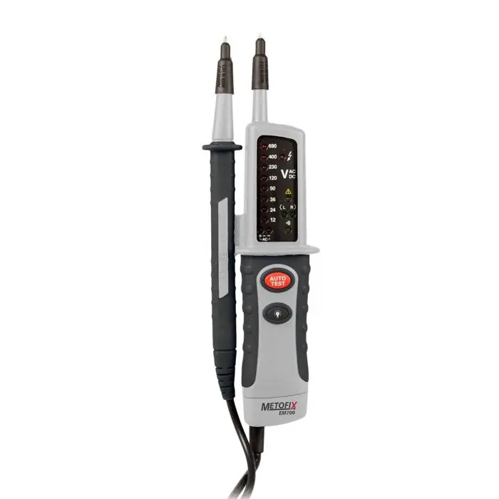 Metofix - EM700 voltmeter - Universele spanningsmeter - Opruiming