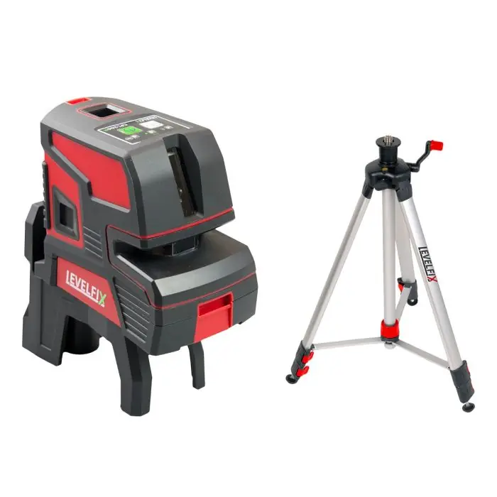 Tijdelijk aanbod - Levelfix - CL202G - Compacte lijnlaser - groen + statief 1.5M