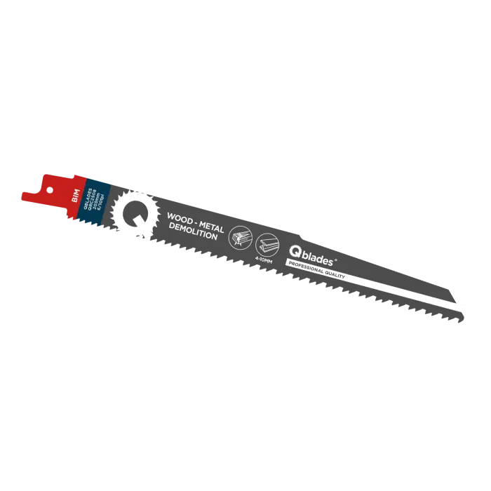 Qblades QRC2508 – Reciprozaagblad 203 mm, 6/10 TPI - Prijsverlaging