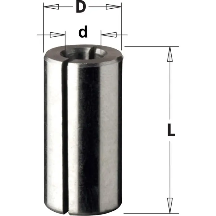Voeg toe aan winkelwagen - CMT - Vergrootbus voor kolf - D=12,7 / d=6,35mm - L=25mm