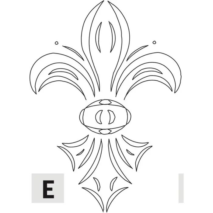 Bespaar nu | CMT - E-Deur Fleur-de-Lys - RCS-805