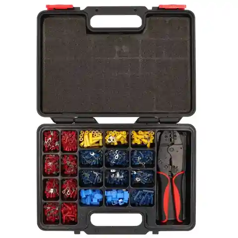 Nieuw product | AMW kabelschoenen set met krimptang 1001-delig