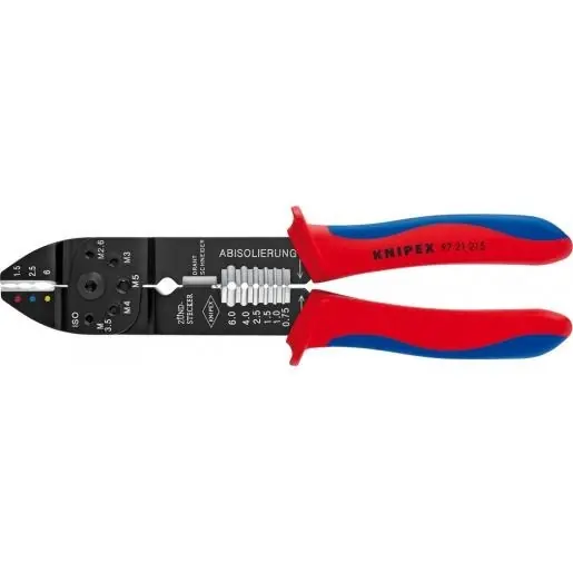 Wees er snel bij | KNIPEX krimptang geïsoleerde kabelschoenen ovaalpersing 0.5-6mm²