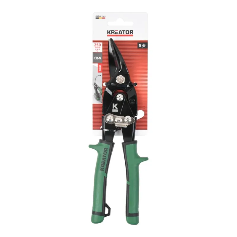 Koopje - Kreator blikschaar rechts knippend 250mm 2-comp handvat