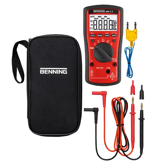 Hoge kwaliteit - Benning MM 2-3 digitale multimeter True RMS