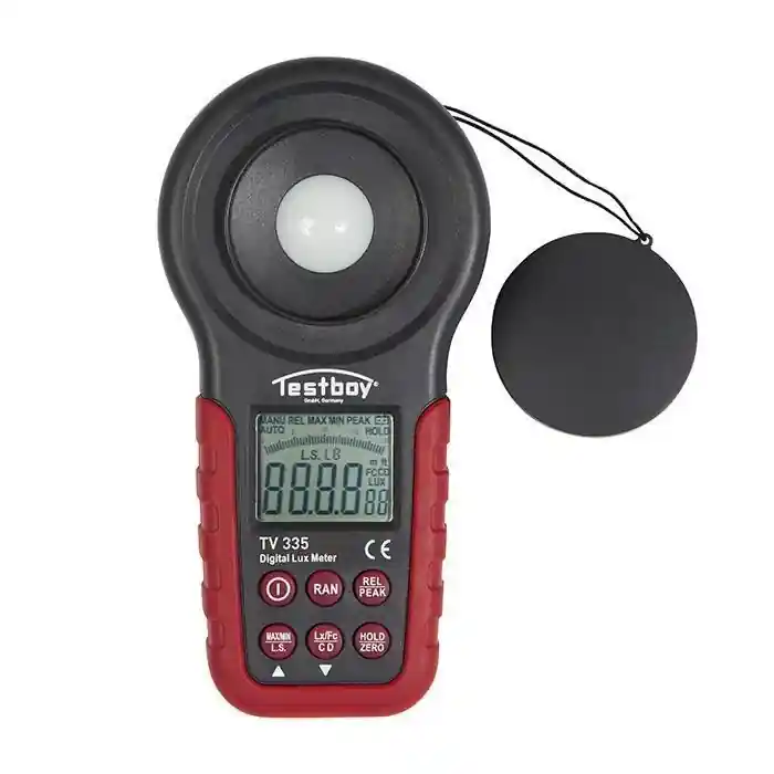 Nieuw in de shop | Testboy digitale lux meter TV 335 0-400.000 lux/fc
