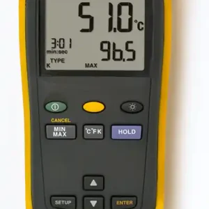 FLUKE 1-2 Digitale thermometer - 1 kanaal 50HZ - Uitverkoop